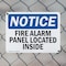 Signmission Fire Alarm Panel Located Inside OSHA Notice Sign, Plastic, 10in W x 7in L, 2PK OS-2PACK-NS-P-710-L-12533 - alternate 6